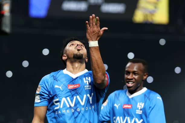 سالم الدوسري نجم الهلال أمام النصر