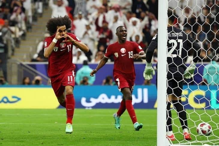 أهداف مباراة قطر والأردن في نهائي كأس آسيا