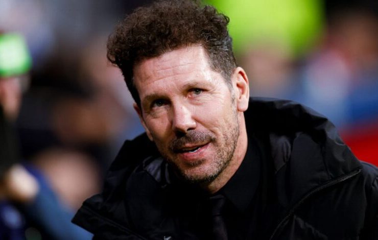 سيميوني مدرب أتلتيكو مدريد ضد إنتر ميلان في دوري أبطال أوروبا