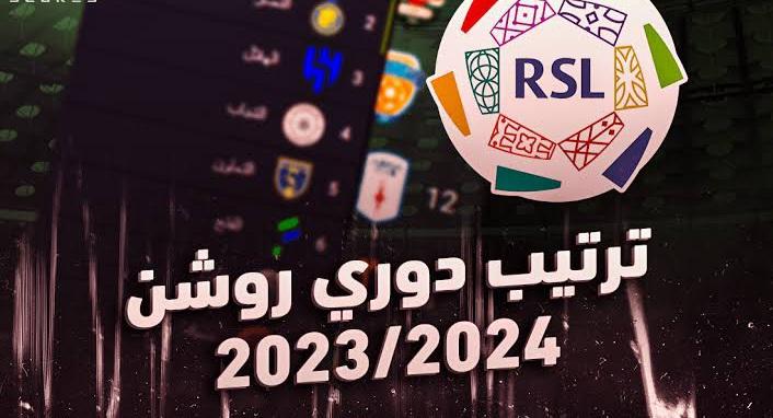 جدول ترتيب الدوري السعودي