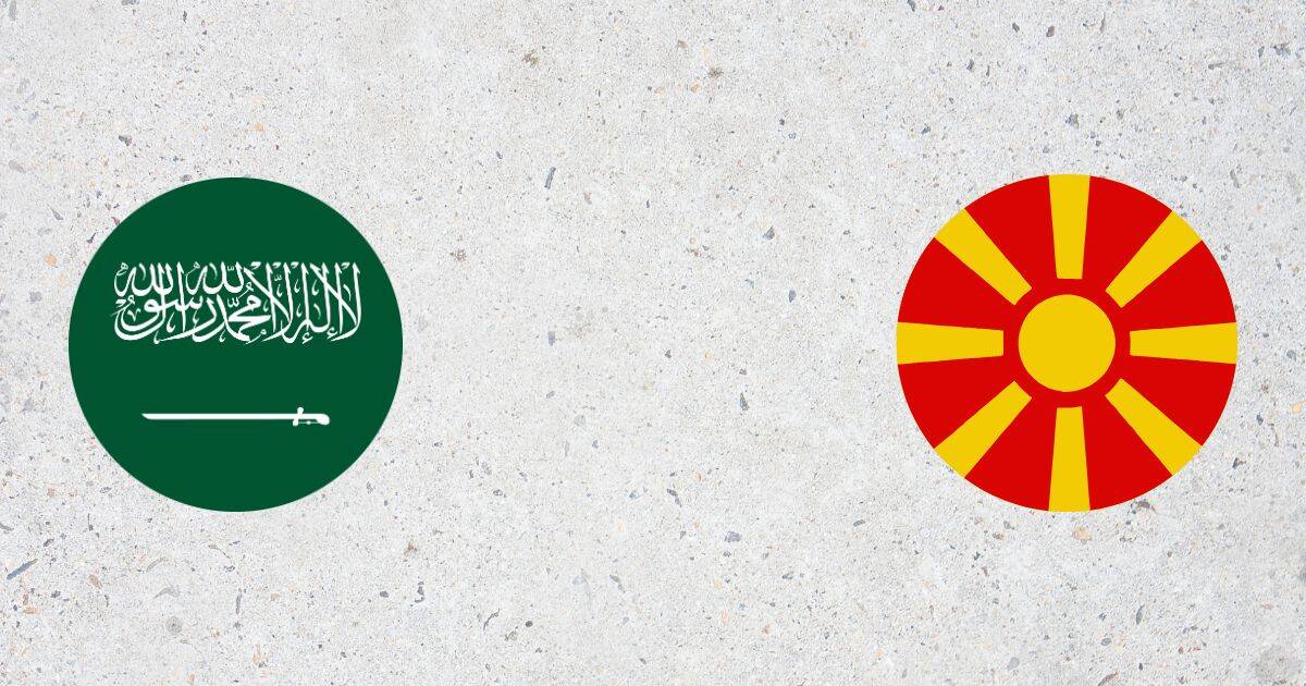 السعودية ضد مقدونيا الشمالية